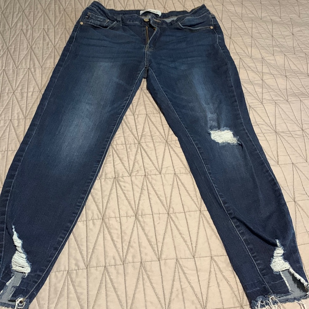 Dark wash KanCan high rise skinny jeans